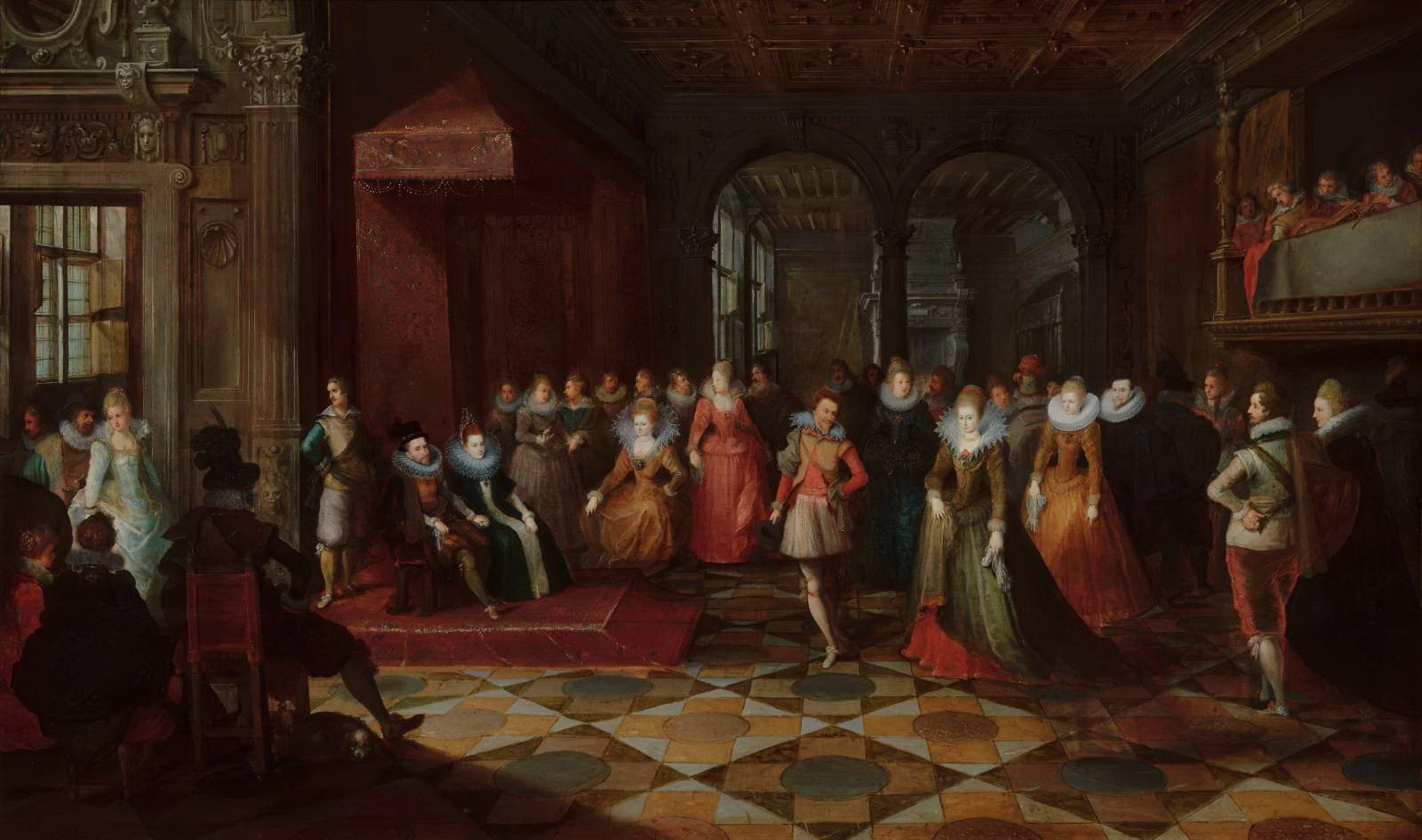Ballo alla corte degli arciduchi Alberto e Isabella d'Austria - Mauritshuis, The Hague